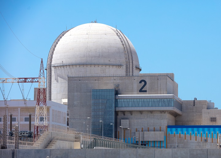 UAE 바라카 원전 2호기 전경. [사진=한전]