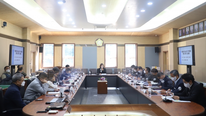 평택시의회 권현미 의원, 이충동 중심상가 연합회 간담회 개최.