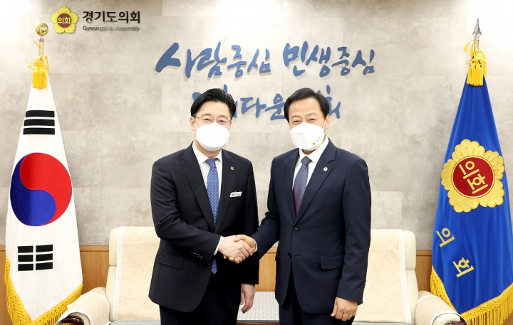 장현국 경기도의회 의장, 26일 경기지사 권한대행 접견