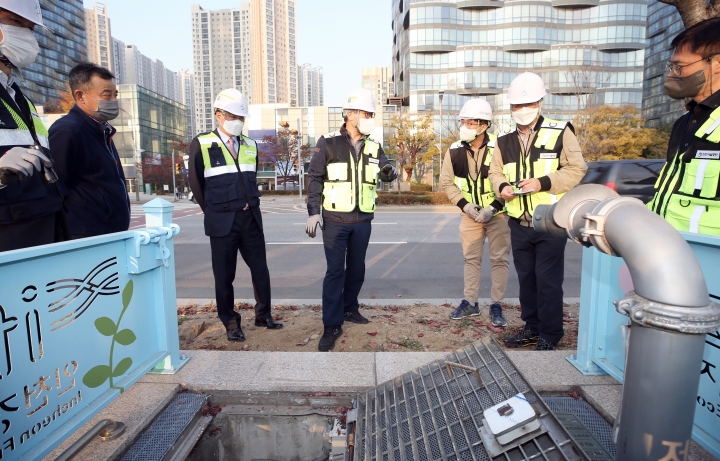 김진용 청장 “공동구 안전 관리 통해 안전한 도시 만들어 달라”