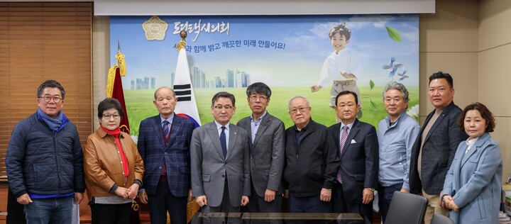 평택시의회 유승영 의장, 평택시발전협의회와의 간담회 개최.
